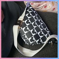 Mickey Small Bumbag Disney Anime Cartoon Printed Kawaii Pocket Casual Fashion Outdoor Crossbody Bag Cute Shoulder Bag Girl Gift