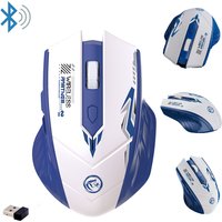 2.4G Wireless Mouse Bluetooth 5.4 Mouse Dual-Mode Gaming Mice E-Sports Rechargeable Mouse 1600DPI PC Gamer Mouse For Computer