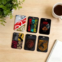 G-Game of T-Thrones Portable Neck Lanyard with Card Covers Holders, Reliable for Photocard and Bus Pass, Lightweight Card Cover