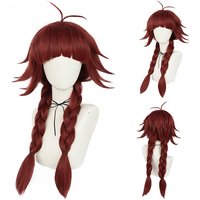 Cosplay Wig Lucy Maud Montgomery Heat Resistant Synthetic Scalp Hair Long Staight Halloween