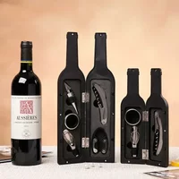 Wine Opener Accessories Gift Tools Set with Waiters Corkscrew 5 Piece Bottle Opening Kit kitchen gadgets bottle opener
