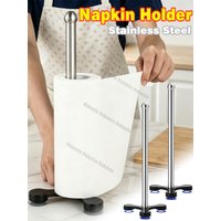 Paper Towel Holder, Countertop Paper Towel Holder, Steady Paper Roll Holder, Weighted Paper Towel Stand for Kitchen Bathroom