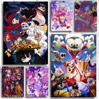 Anime The Amazing Digital Circus Poster Art Print Anime Style Home Decor Ideal Gift Perfect Room Decor