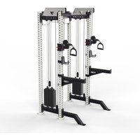 Commercial Gym 3-in-1 Multifunctional Trainer Smith Machine Squat Rack With Cable Pulley System