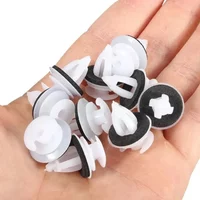 50/100Pcs Universal Car Fastener Clips Door Panel Trim Retainer Clips Auto Bumper Mudguard Rivet Interior Accessories