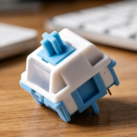 XLLAB x HMX Cloud V2 Switches Linear Clacky Switch Mechanical Keyboard HMX Switches Factory Lubed New Mold Light Conducting Pole