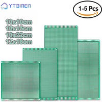 1-5PCS Single-Side PCB Prototype Board 10x10/10x15/10x22/12x18mm FR4 Copper Clad Universal DIY Circuit Board for Electronics