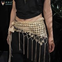 Tribal Coin Belly Dance Multilayer Waist Chain New Women Body Chains Tassel Bohemian Ethnic Metal Chain Belt Gold Silver Color