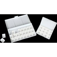 12/24Grid Watercolor Paints Tins Box Palette Painting Storage Paint Tray Palette Paint Box For Art Supplies
