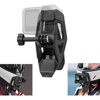Universial Motorcycle Helmet Chin Bracket Mounts Clip for DJI Osmo Action 5pro 4 Gopro 13 12 11 10 Insta360 Camera Accessories