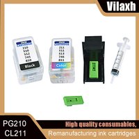 For Canon PG210 210XL CL211 211XL Smart Cartridge For Canon Pixma IP2700 IP2702 MP240 MX330 MX340 MX360 MX410 Printer