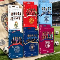 25-26 Topps Team Set Tin Box Football Cards Manchester United City Argentina Juventus Collectible Gifts for Fans & Collectors