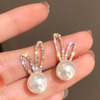 Women's Earring 1 Pair Rabbit Cute Sweet Ear Ornaments