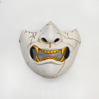 Game Death Stranding 2 Sam Adult Cosplay Mask Half Face Mount Yotei Masks Ghost Resin Helmet Halloween Costume Party Prop