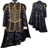Medieval Renaissance Royal Cosplay Costumes Royal Pentax Kings Suits Noble Cosplay Stage Performance Costumes