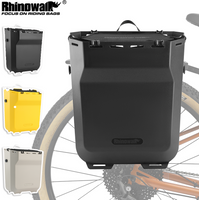 Rhinowalk Bike Side Pannier Bag Quick Release 27L Travel Storage Saddle Basket Tail Bag Cycling Bikepacking Bicycle Accessories