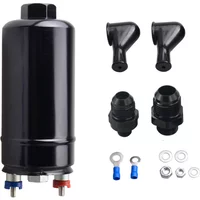 High Flow EFI 380LPH Inline External 044 Type Fuel Pump E85 Ethanol Compatible AN10 Inlet AN8 Outlet