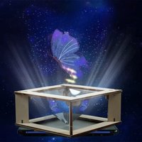 DIY 3D Holographic Projector Kit for Kids Scientific Production Handmade Puzzle Experimental Materials Small Invention Projects