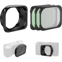 Freewell Sleek Durable Design Lens Hood with 3 Packs Magnetic Stackable Filters and Thumb Grip for Ricoh GRIV Camera Accessories