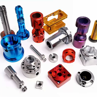 Aluminum Custom CNC Parts Machining 5-Axis Precision Metal Plastic Aluminum Anodizing Turning Milling Lathe Prototype Service
