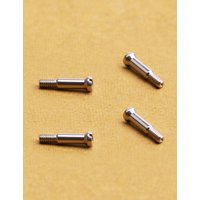 LOCKFIT Replacement Stainless Steel Flat-Slotted Screws 2.0*1.0*7.0mm for RayBan Wayfarer RB2140 Frame