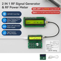 35MHz-4400MHz RF Signal Generator 5kHz-2700mHz RF Power Meter ADF4351 Signal Source Radio Amplifier Type-C DC 4.5V-5.5V