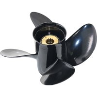 Captain Aluminum Propeller 4 Blades Pitch 11-15 Fit Mercury Outboard Engine 25HP 35HP 40HP 50HP 55HP 60HP 13 Spline RH