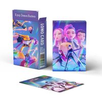 Kpop Demon Hunteres Cute Laser Card Cartoon Anime Derivative Peripheral Collection Cards Boys Girls Students Birthday Party Gift
