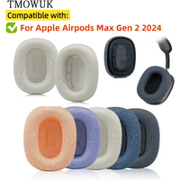 TMOWUK Replacement Ear Pads for Apple Airpods Max Gen 2 2024 Headphones Memory Foam Ear Cushions High Quality