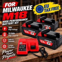 Oryginalna ładowarka do akumulatorów litowych M18 XC 18V 12000mAh, pasująca do modeli Milwaukee M18 48-11-1815, 48-11-1850, 2646-20, 2642-21ct.