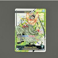 One Piece TCG English Leader card zoro prize OP12-020 green zoro card Foild Textured Card