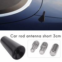 3 CM Universal Antenna with M4/M5/M6 Thread Screw Short Adapter Strong Radio Roof Mount For Radio DAB Digital TV Car Navigation