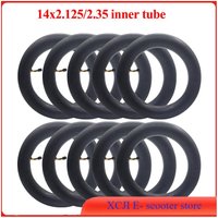 14x2.125/2.35 Rubber Inner Tube With A Bent Valve Stem For Bicycle Bike Tires Electric Bike Parts Accessory