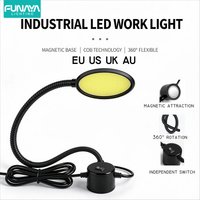 LED Sewing Machine Light Industrial Lighting Lamp Flexible Magnetic Working Light for Lathe Drill Workbenches EU/US/AU/UK Plug