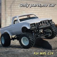 Wpl Rc Crawler Truck Wpl C24 Simulated Wild Boar Pickup Remote Control Off Road Climbing Modified Parts For Rc Hobby Lovers