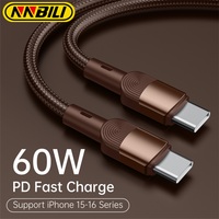 NNBILI PD 60W Fast Charger 5A USB C to Type C Cable For Apple iPhone 15/16Pro MAX Quick Charging For Samsung Huawei Xiaomi Cable