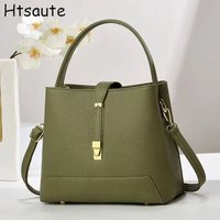 Fashion Bucket Bags Women Handbags PU Leather Single Shoulder Crossbody Bags Women’s Large Capacity Pouh Designer Tote Bag