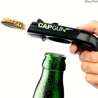 Cap Gun Beer Opener Beverage Drinking Opening Gun Cap Launcher Kitchen Party Supply Bar Tool Kitchen Accessories Bottle Opener