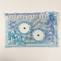 ita bag accessories ita-board double badge holder itaboard transparent bag decoration pin display board lace pearl