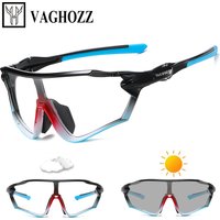VAGHOZZ Marke Neue UV400 Und Photochrome Radfahren Gläser Outdoor Sonnenbrille Männer Frauen Sport Brillen MTB Fahrrad Brille