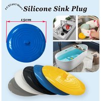 1/2PCS 15cm Round Food Grade Silicone Sink Plug Floor Drain Cover Water Plug Bathtub Plug Kitchen And Bathroom Supplies