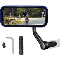 Bike Mirror Bar End Bike Mirror, Rotatable Bicycle Mirror, Automotive Grade Glass Bike Side Mirrors, Scratch Resistant E-Bike Un