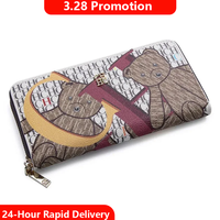 CH High Quality Luxury Women's Wallet Classic Retro Folding Print Design Fashionable Premium Zero Wallet