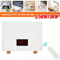 Chauffe-eau instantané mural 5500W/3000W, chauffe-eau électrique pour salle de bain, douche et chauffage de cuisine domestique, 220V