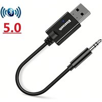 Bluetooth Receiver USB 3.5mm AUX Wireless Audio Adapter for Car Home Stereo Speaker Music Streaming