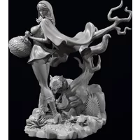 The height of man 38mm 50mm 75mm Resin model kits figure beauty colorless and self-assembled 3D Printing TD-6843/3D