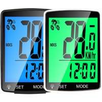 Wireless Bike Computer Waterproof - Speedometer Odometer Stopwatch With Backlight, for MTB/Road Bike Cycling Accessories
