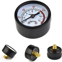 Air Compressor Pressure Gauge 13mm 1/4 BSP Thread 0-180 PSI 0-12Bar Manometer For Air Compressor Pneumatic Hydraulic Fluid