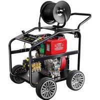 Commercial Pipeline Dredging Machine 300Bar Car Wash Machine High Pressure Petrol Car Washer Equipment Jet Sewer