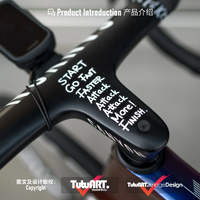 AliExpress NONE Attack MoreBicycle Stickers for Bicycle Frame Top Tube DIY Incentive Waterproof Cycling Sticker MTB Road Bikes Decals
